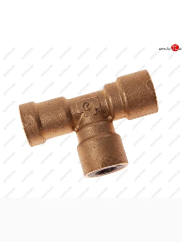 Соединитель трубки ПВХ,полиамид d=8мм тройник латунь CAMOZZI CAMOZZI py08