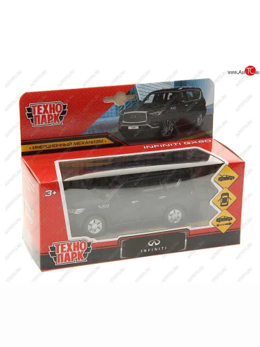 Модель автомобиля INFINITI QX80 металлическая ТЕХНОПАРК ТЕХНОПАРК qx80-12mat br