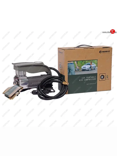 Компрессор автомобильный 40лмин. 8атм. 14А 12V (фонарь, сумка) BERKUT BERKUT r14