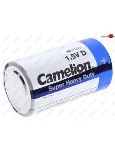 Батарейка D R20 1.5V блистер 2шт. (цена за 1шт.) Saline CAMELION CAMELION r20p-bp2b