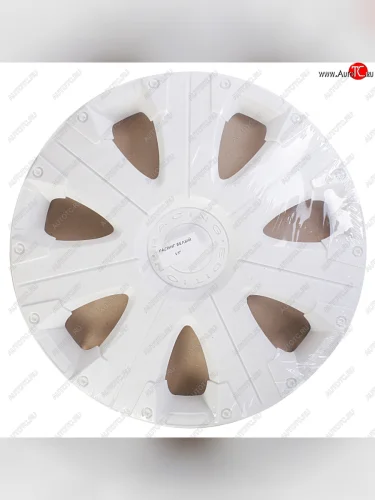 Колпак колеса R-15 белый РАСИНГ комплект 4шт. NO NAME расинг бл r-15