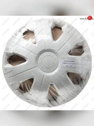 Колпак колеса R-16 белый РАСИНГ ГАЗЕЛЬ комплект 4шт. NO NAME расинг газель бл r-16бел r-16