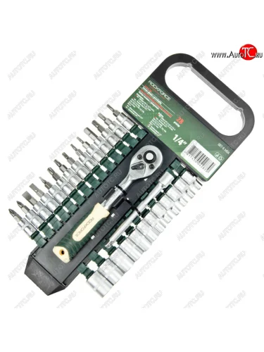 Набор головок торцевых и бит-головок 14 27 предметов ROCKFORCE ROCKFORCE rf-027-5msa