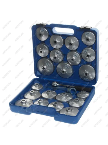 Набор съемников фильтра масляного 23 предмета в кейсе ROCKFORCE ROCKFORCE rf-1068-23