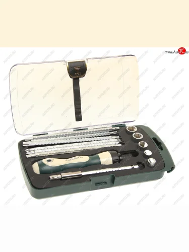 Отвертка с набором бит реверсивная 13 предметов ROCKFORCE ROCKFORCE rf-2133