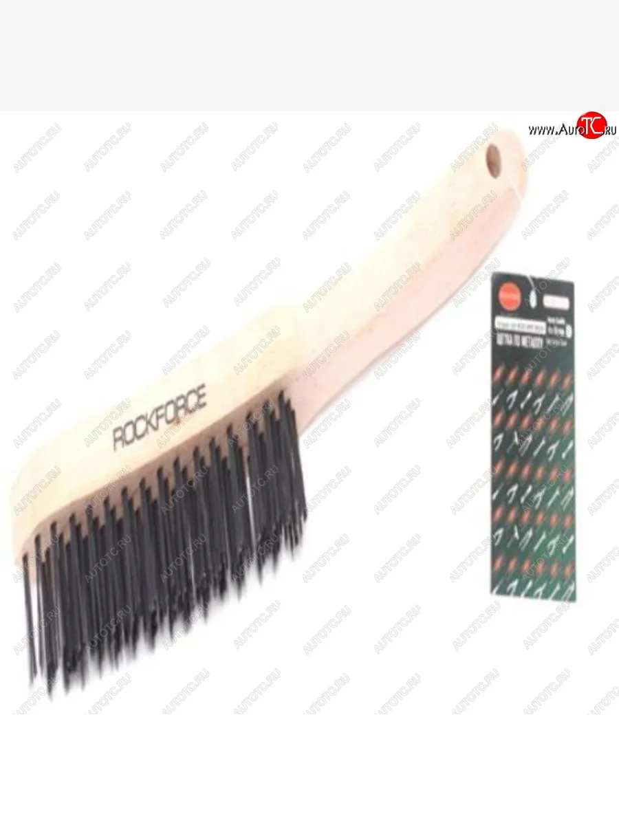 Щетка металлическая ручная деревянный корпус, сталь 4x15 рядов ROCKFORCE ROCKFORCE rf-340117217  в Керчи Республика Крым