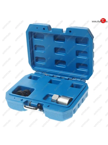 Набор инструментов для восстановления резьбы шпилек колес 4 предмета в кейсе ROCKFORCE ROCKFORCE rf-403454