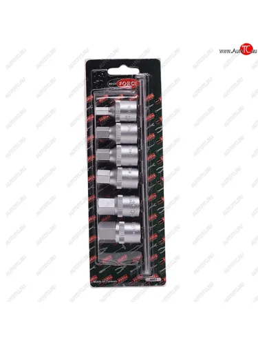 Набор головок торцевых 12 для маслосливных пробок 8-19мм 6 предметов ROCKFORCE ROCKFORCE rf-4063