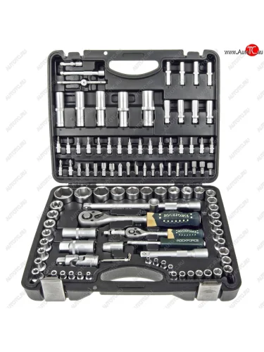 Набор головок торцевых,бит и бит-головок 14,12 6-ти гранных 108 предметов ROCKFORCE ROCKFORCE rf-41082-5