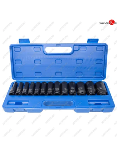 Набор головок торцевых 12 10-32мм ударных 13 предметов в кейсе ROCKFORCE ROCKFORCE rf-4131-5mpb