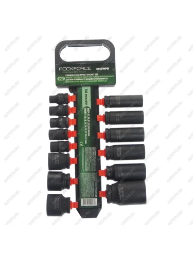 Набор головок ударных 12 комбинированных 14 предметов ROCKFORCE ROCKFORCE rf-4149mpb