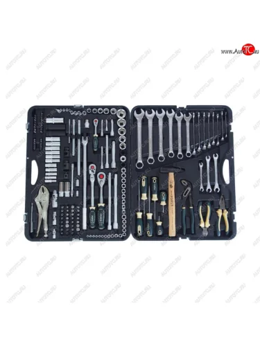 Набор инструментов 180 предметов слесарно-монтажный 14,38,12 в кейсе ROCKFORCE ROCKFORCE rf-41802-5