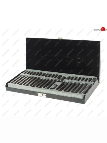 Набор бит Т20-60 H4-H12 М5-12 с держателем 42 предмета в кейсе ROCKFORCE ROCKFORCE rf-4421