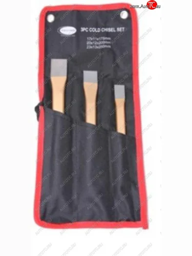 Набор зубил 18х175мм 26х200мм 29х250мм 3 предмета на полотне ROCKFORCE ROCKFORCE rf-50310