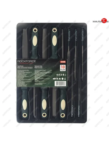 Набор напильников разнопрофильных 10 предметов ROCKFORCE ROCKFORCE rf-5056n