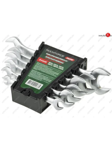 Набор ключей рожковых 8-24мм 6 предметов с держателем ROCKFORCE ROCKFORCE rf-5062mp