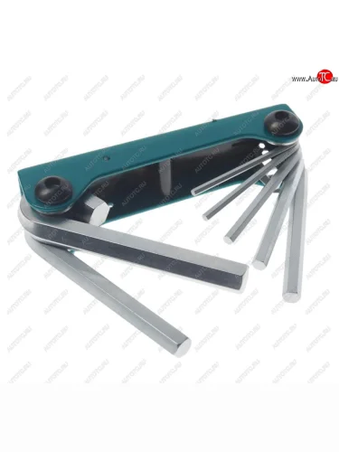 Набор ключей шестигранных 2.5-10мм складной 7 предметов ROCKFORCE ROCKFORCE rf-5072f