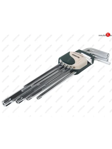 Набор ключей шестигранных 1.5-10мм экстрадлинных (T10-T55) 9 предметов ROCKFORCE ROCKFORCE rf-5093txl