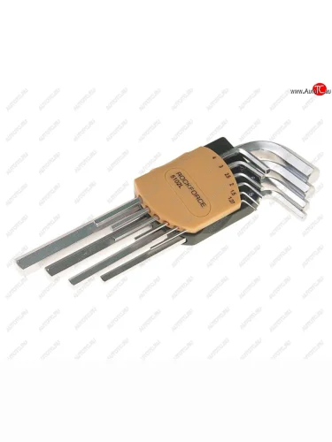 Набор ключей шестигранных 1.27-10мм удлиненных 10 предметов с держателем ROCKFORCE ROCKFORCE rf-5102l