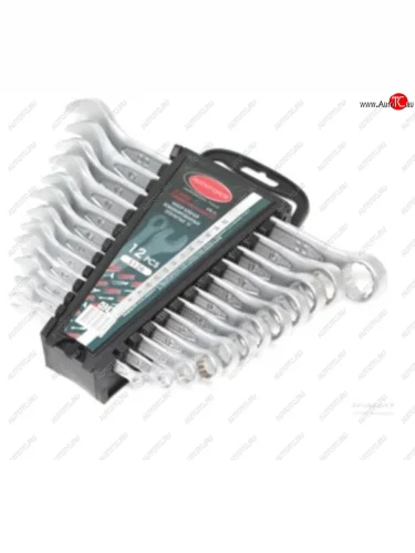 Набор ключей комбинированных 6-22мм 15град. 12 предметов с держателем ROCKFORCE ROCKFORCE rf-5126