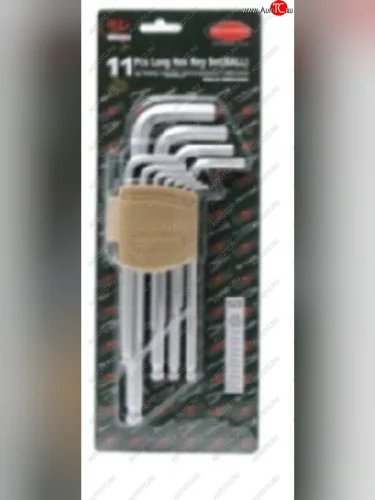 Набор ключей шестигранных Г-образных длинных 13 предметов ROCKFORCE ROCKFORCE rf-5137l