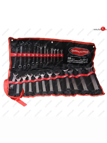 Набор ключей комбинированных 6-36мм 26 предметов на полотне ROCKFORCE ROCKFORCE rf-5261p36