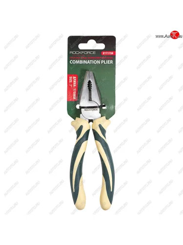 Пассатижи 175мм комбинированные эргономические рукоятки с держателем ROCKFORCE ROCKFORCE rf-611175h