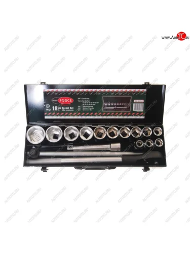 Набор инструментов 16 предметов слесарно-монтажный 3/4 в кейсе ROCKFORCE ROCKFORCE rf-6161-5 ROCKFORCE rf-6161-5
