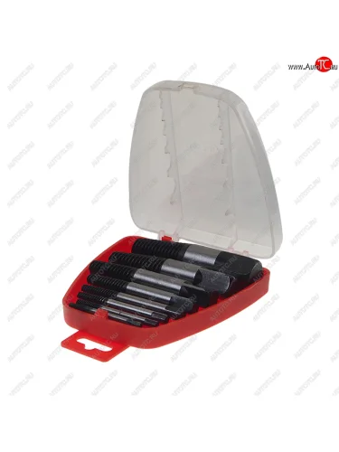 Набор экстракторов 3-26мм 8 предметов в пластиковом футляре (HSS 4241) ROCKFORCE ROCKFORCE rf-63006b ROCKFORCE rf-63006b