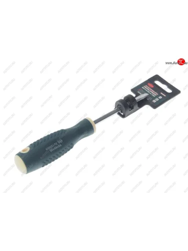 Отвертка шлицевая SL 6.5х100мм магнитная (сталь S2) с держателем Profi ROCKFORCE ROCKFORCE rf-70165100