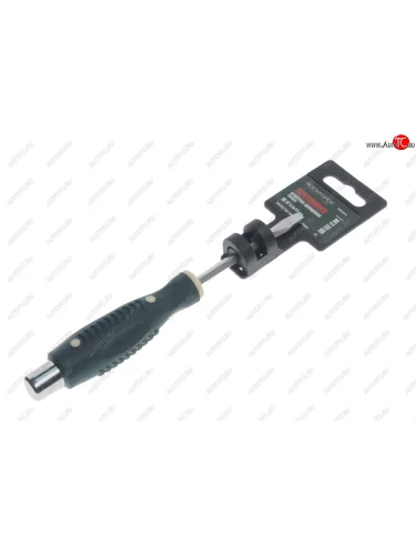 Отвертка шлицевая SL 5.5х75мм силовая магнитная (сталь S2) с держателем Profi ROCKFORCE ROCKFORCE rf-70255075