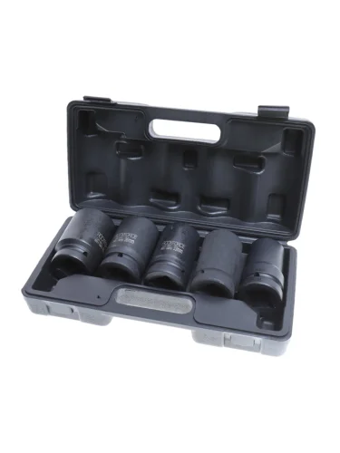 Набор головок торцевых 1 6-ти гранных 27-41мм глубоких ударных 5 предметов ROCKFORCE ROCKFORCE rf-8051-5mpb