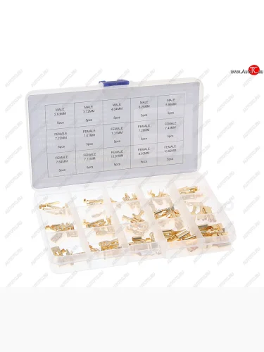 Набор коннекторов для электропроводки 75 предметов ROCKFORCE ROCKFORCE rf-893 ROCKFORCE rf-893