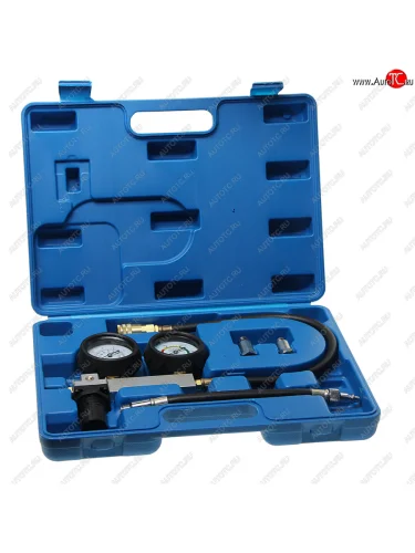 Тестер утечки в цилиндрах с адаптерами 4 предмета в кейсе ROCKFORCE ROCKFORCE rf-902g3