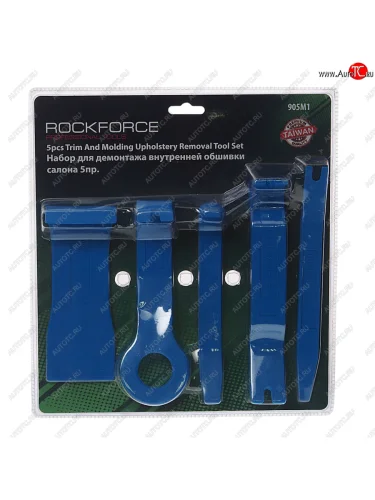 Набор инструментов для демонтажа дверных панелей 5 предметов ROCKFORCE ROCKFORCE rf-905m1