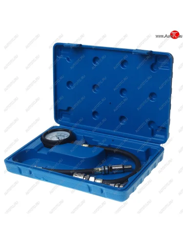Компрессометр бензин (0-21Bar) 4 предмета в кейсе ROCKFORCE ROCKFORCE rf-907g09