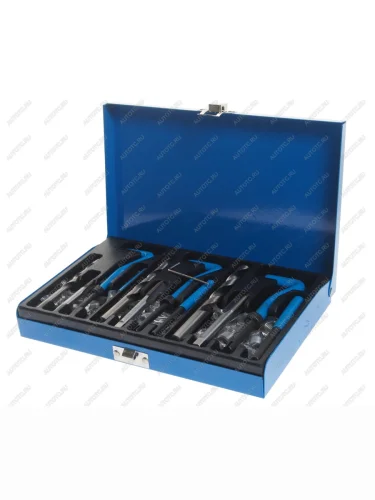 Набор инструментов и вставок для восстановления резьбы М6х1.0-М8х1.25-М10х1.5мм 88 предм. ROCKFORCE ROCKFORCE rf-9088u1