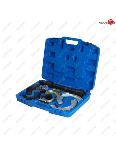 Стяжка пружин универсальная с получашами 3шт. (80-195мм) в кейсе ROCKFORCE ROCKFORCE rf-908t8