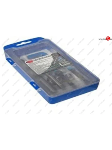 Набор инструментов и футорок для восстановления резьбы M14х1.5 15 предметов в кейсе ROCKFORCE ROCKFORCE rf-910u6 ROCKFORCE rf-910u6