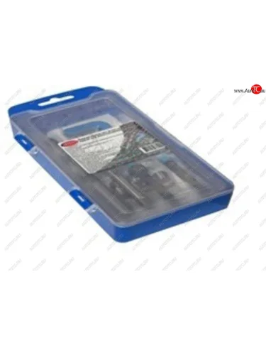 Набор инструментов и футорок для восстановления резьбы M12х1.75 15 предметов в кейсе ROCKFORCE ROCKFORCE rf-912u7