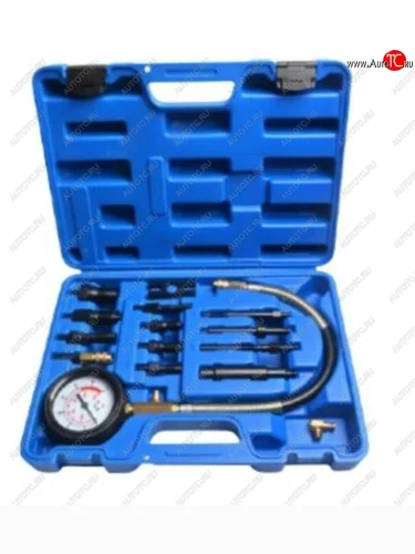 Компрессометр дизель (0-70Bar) 15 предметов в кейсе ROCKFORCE ROCKFORCE rf-913g1