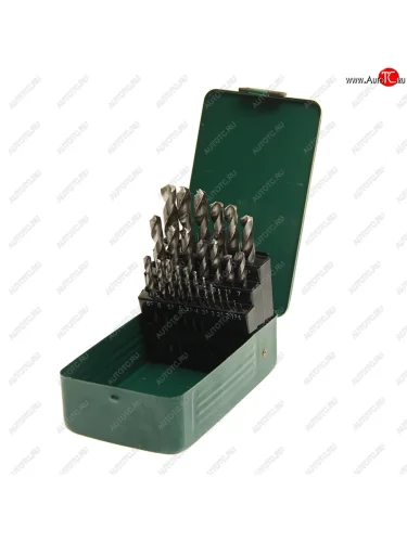Набор сверл по металлу 1.0-13.0мм HSS (25шт.) ROCKFORCE ROCKFORCE rf-924u25