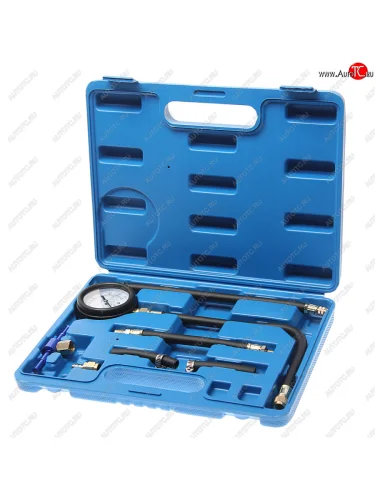 Набор для измерения давления топлива (0-7Bar) 8 предметов в кейсе ROCKFORCE ROCKFORCE rf-946g08