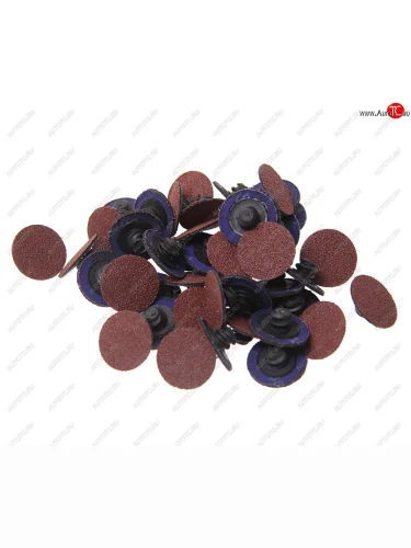 Круг шлифовальный 25мм (№100) абразивный коричневый 50шт. ROCKFORCE ROCKFORCE rf-bd1100a