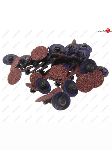 Круг шлифовальный 25мм (№40) абразивный коричневый 50шт. ROCKFORCE ROCKFORCE rf-bd140a