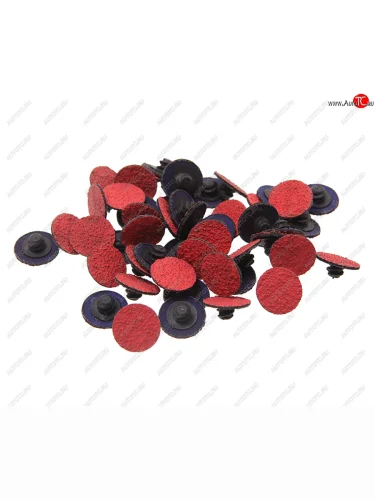 Круг шлифовальный 25мм (№40) абразивный красный 50шт. ROCKFORCE ROCKFORCE rf-bd140c