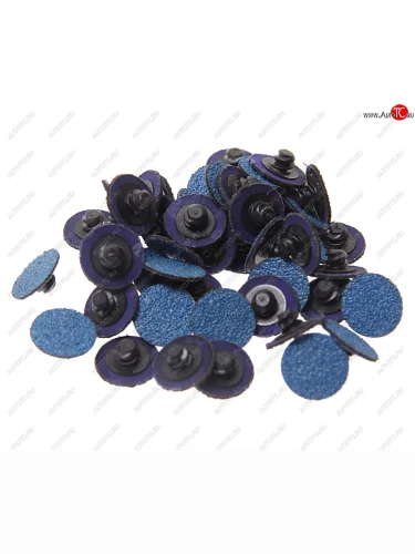 Круг шлифовальный 25мм (№40) абразивный синий 50шт. ROCKFORCE ROCKFORCE rf-bd140z