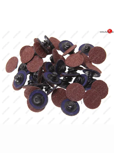 Круг шлифовальный 25мм (№60) абразивный коричневый 50шт. ROCKFORCE ROCKFORCE rf-bd160a