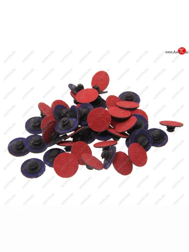 Круг шлифовальный 25мм (№60) абразивный красный 50шт. ROCKFORCE ROCKFORCE rf-bd160c