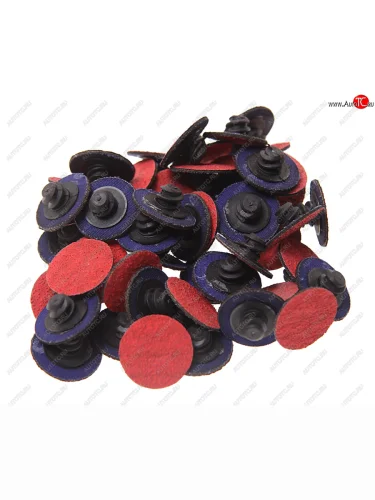 Круг шлифовальный 25мм (№80) абразивный красный 50шт. ROCKFORCE ROCKFORCE rf-bd180c